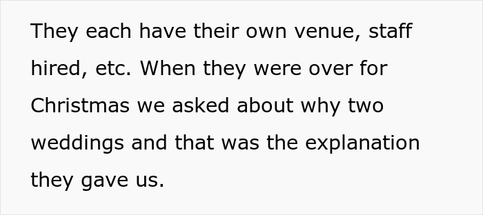 Bride And Groom Decide To Have Two Weddings: "Please Tell Me I’m Not Delusional" Bride And Groom Decide To Have Two Weddings: "Please Tell Me I’m Not Delusional"
