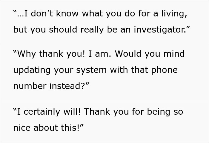 Text exchange about spam calls, highlighting the lesson taught to someone for giving out a phone number. Text exchange about spam calls, highlighting the lesson taught to someone for giving out a phone number.