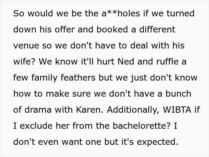 Wedding Dreams Turn Nightmarish As Karen Declares, “It Is Our House, Y’know” Wedding Dreams Turn Nightmarish As Karen Declares, “It Is Our House, Y’know”