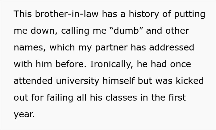 Text about a brother-in-law who criticizes, was expelled from university, ironies about education. Text about a brother-in-law who criticizes, was expelled from university, ironies about education.