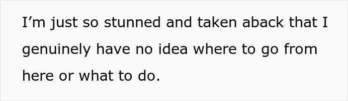 Text expressing shock and uncertainty after a rejected proposal. Text expressing shock and uncertainty after a rejected proposal.