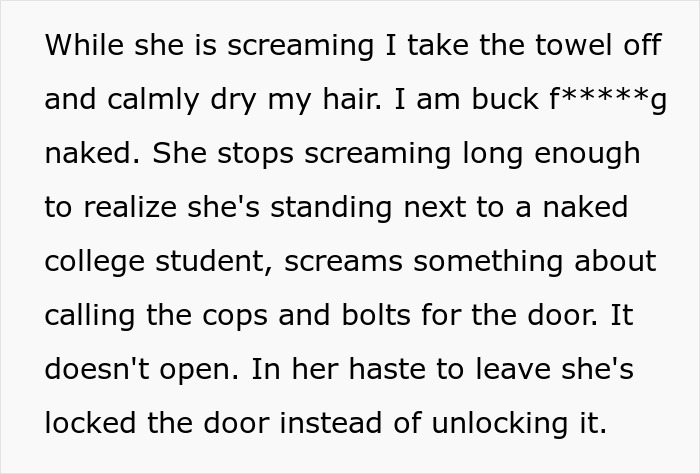 Karen Barges Into Neighbor's House To Lock Horns Over Parking, Faces Him Naked After Shower Karen Barges Into Neighbor's House To Lock Horns Over Parking, Faces Him Naked After Shower