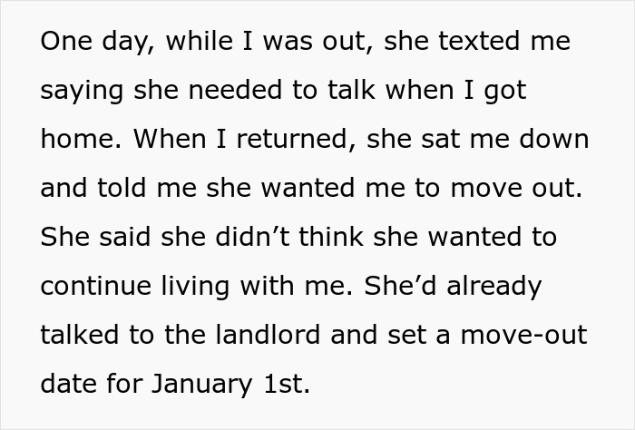Woman Is Mad After Roommate Takes Everything He Bought Upon Being Kicked Out, Gets A Reality Check Woman Is Mad After Roommate Takes Everything He Bought Upon Being Kicked Out, Gets A Reality Check