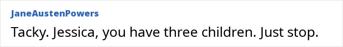 Comment criticizing Jessica Simpson's "revenge body" after divorce, mentioning her children. Comment criticizing Jessica Simpson's "revenge body" after divorce, mentioning her children.