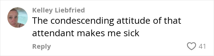 Screenshot of a social media comment discussing an incident on an American Airlines flight. Screenshot of a social media comment discussing an incident on an American Airlines flight.