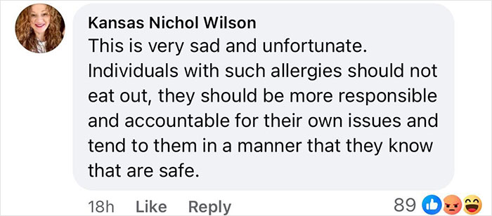Comment expressing concern over allergies related to unwashed blender and milkshake incident. Comment expressing concern over allergies related to unwashed blender and milkshake incident.