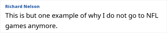 Comment by Richard Nelson on avoiding NFL games, related to online sleuths tracking an abusive Eagles fan. Comment by Richard Nelson on avoiding NFL games, related to online sleuths tracking an abusive Eagles fan.