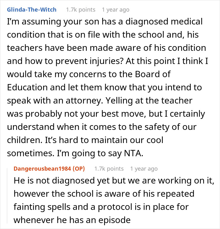 Teacher Reduced To Tears After Dad Berates Her For Ignoring His Son's Warnings That He's Unwell Teacher Reduced To Tears After Dad Berates Her For Ignoring His Son's Warnings That He's Unwell