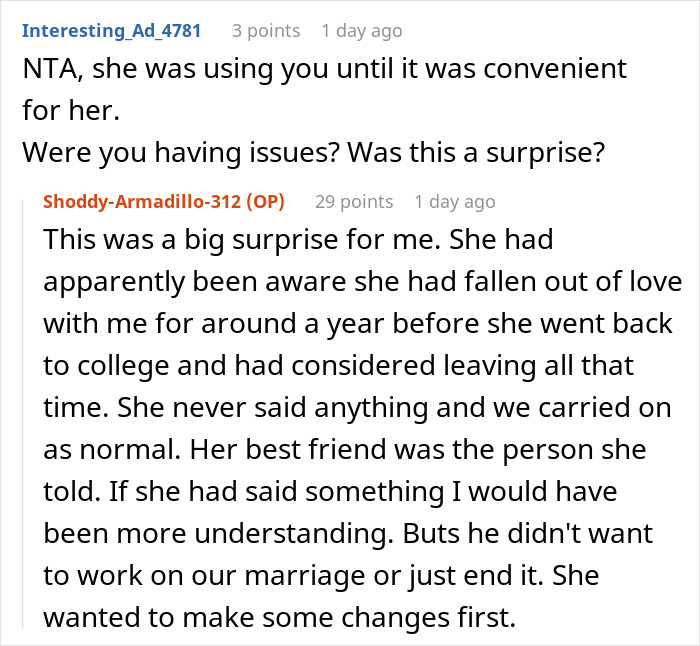 Man Overhears About Wife’s Plans To Leave Him After A Career Change, Beats Her To It Man Overhears About Wife’s Plans To Leave Him After A Career Change, Beats Her To It