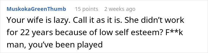 Man Considers Divorce When Wife Refuses To Share Her Inheritance After Relying On Him For 22 Years Man Considers Divorce When Wife Refuses To Share Her Inheritance After Relying On Him For 22 Years