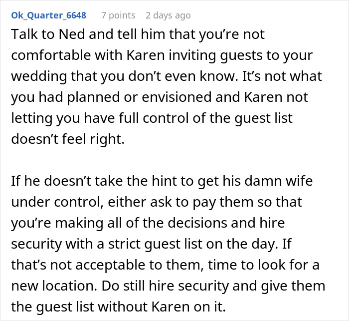 Wedding Dreams Turn Nightmarish As Karen Declares, “It Is Our House, Y’know” Wedding Dreams Turn Nightmarish As Karen Declares, “It Is Our House, Y’know”