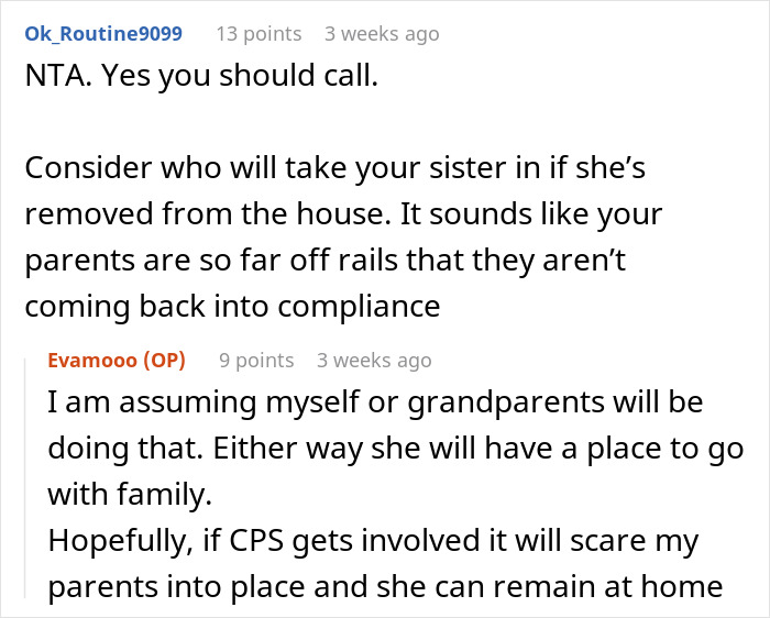 CPS Gets Involved As Woman Refuses To Let 9YO Sister Go Illiterate Over Parents’ Odd Beliefs CPS Gets Involved As Woman Refuses To Let 9YO Sister Go Illiterate Over Parents’ Odd Beliefs