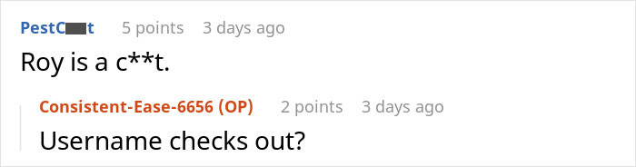 Reddit comment exchange about spam calls from realtors, featuring humorous interaction between users. Reddit comment exchange about spam calls from realtors, featuring humorous interaction between users.