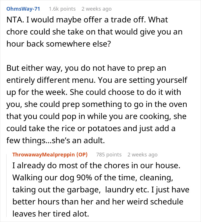 Reddit discussion about vegetarian wife upset over meat-free meal prep request. Reddit discussion about vegetarian wife upset over meat-free meal prep request.