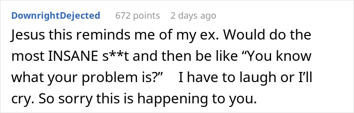 Commenter empathizing with woman who discovered her boyfriend's fake friend group, sharing a personal experience. Commenter empathizing with woman who discovered her boyfriend's fake friend group, sharing a personal experience.