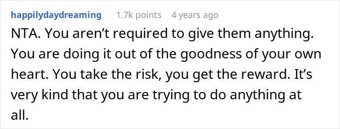 Reddit comment about friends wanting compensation after backing out of a successful business venture. Reddit comment about friends wanting compensation after backing out of a successful business venture.