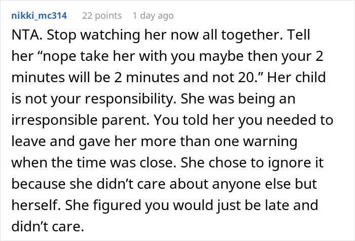“AITA For ‘Abandoning’ My Niece Because My Sister Wouldn’t Come And Get Her?” “AITA For ‘Abandoning’ My Niece Because My Sister Wouldn’t Come And Get Her?”