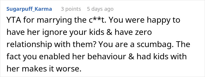 “AITAH For Telling My Wife She Can Leave Because I’m Not Kicking My Older Kids Out?” “AITAH For Telling My Wife She Can Leave Because I’m Not Kicking My Older Kids Out?”