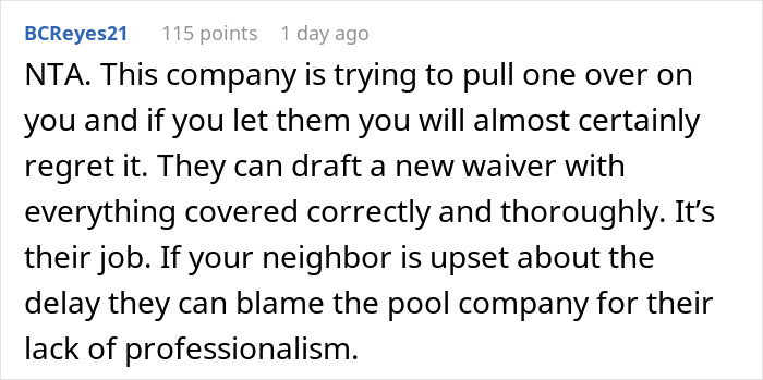 Text advice about neighbors-yard-use issues with a focus on company professionalism. Text advice about neighbors-yard-use issues with a focus on company professionalism.