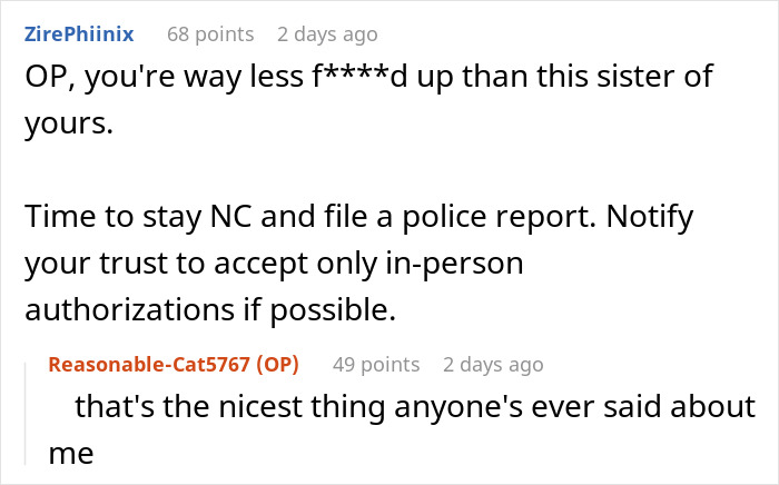 Reddit comments advising to file a police report for trust fund theft. Reddit comments advising to file a police report for trust fund theft.