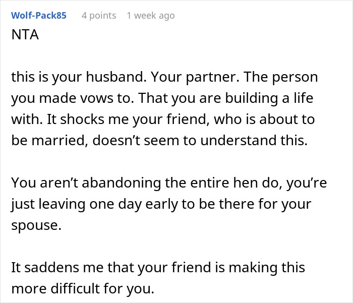 “A One-Time Event”: Bridesmaid Asks If She’s A Jerk For Choosing Husband Over Bride “A One-Time Event”: Bridesmaid Asks If She’s A Jerk For Choosing Husband Over Bride