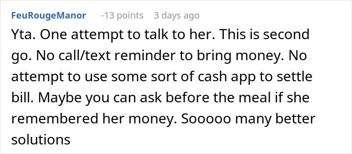Woman Gives Her Freeloader Friend A Taste Of Her Own Medicine, Dinner Gets Awkward Woman Gives Her Freeloader Friend A Taste Of Her Own Medicine, Dinner Gets Awkward
