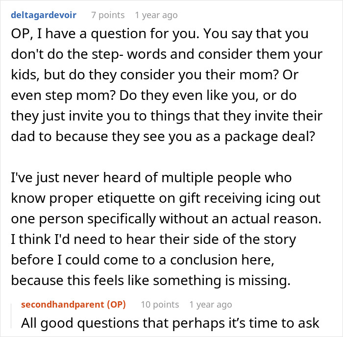 Woman Devastated After Adult Step-Kids Ruin Her Joy Of Gift-Giving, Decides To Step Away Woman Devastated After Adult Step-Kids Ruin Her Joy Of Gift-Giving, Decides To Step Away