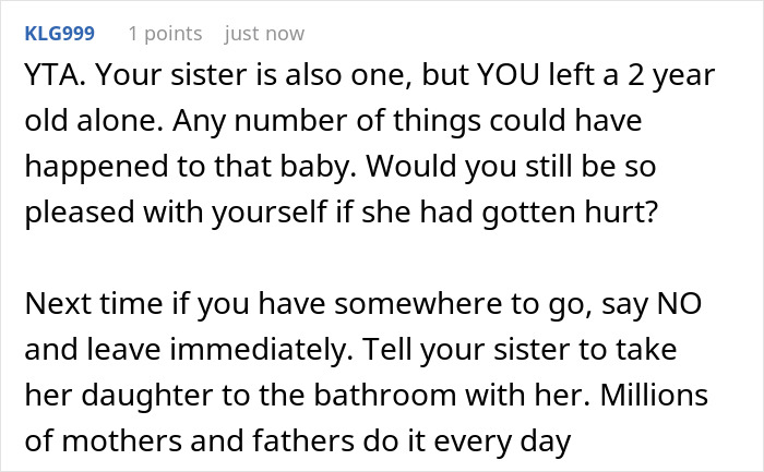 “AITA For ‘Abandoning’ My Niece Because My Sister Wouldn’t Come And Get Her?” “AITA For ‘Abandoning’ My Niece Because My Sister Wouldn’t Come And Get Her?”