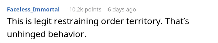 Comment highlighting concerns about a woman's behavior with an ex-friend. Comment highlighting concerns about a woman's behavior with an ex-friend.
