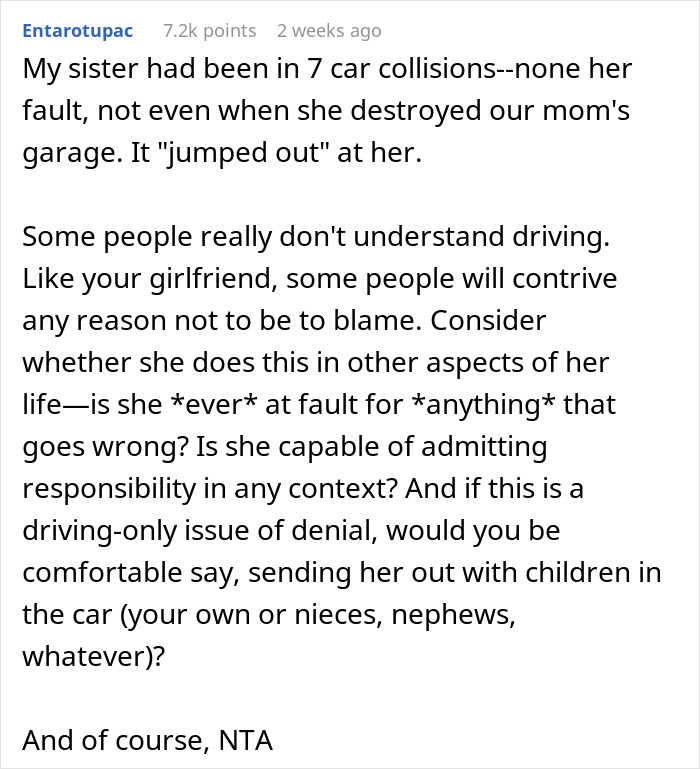 Man Sets Boundaries For His New Car After Girlfriend Totals Two Cars, Faces Backlash Man Sets Boundaries For His New Car After Girlfriend Totals Two Cars, Faces Backlash