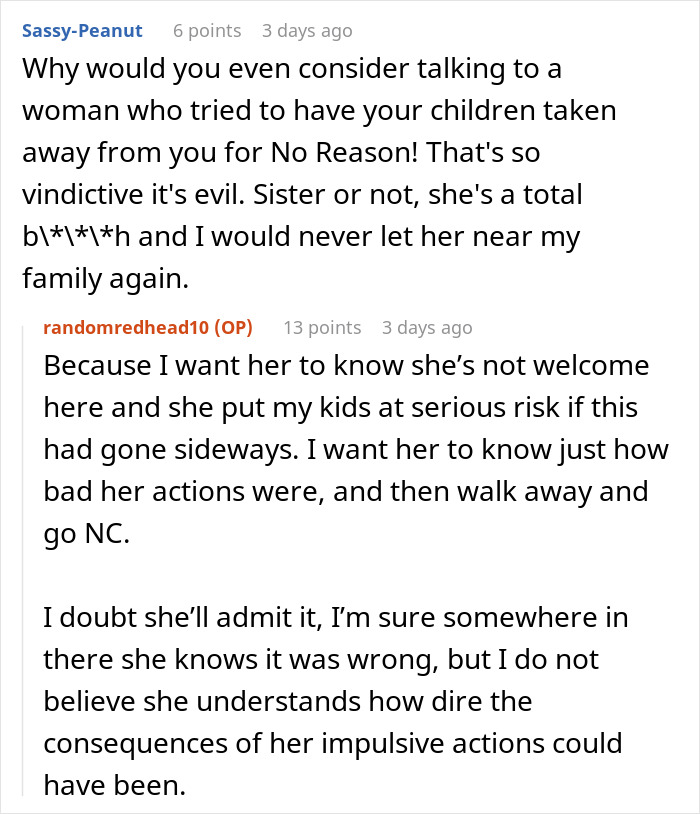 Screenshot of an online discussion about betrayal involving CPS and family disagreements. Screenshot of an online discussion about betrayal involving CPS and family disagreements.