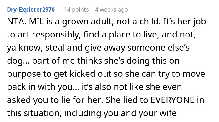 MIL Tries To Get Rid Of BF’s Dog By “Rehoming” It, Gets Kicked To The Curb When Truth Comes Out MIL Tries To Get Rid Of BF’s Dog By “Rehoming” It, Gets Kicked To The Curb When Truth Comes Out