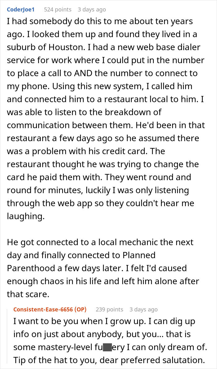 Redditor shares story of teaching a lesson to person who gave out their number to spammy realtors. Redditor shares story of teaching a lesson to person who gave out their number to spammy realtors.
