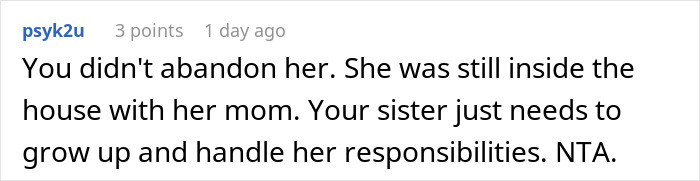 “AITA For ‘Abandoning’ My Niece Because My Sister Wouldn’t Come And Get Her?” “AITA For ‘Abandoning’ My Niece Because My Sister Wouldn’t Come And Get Her?”