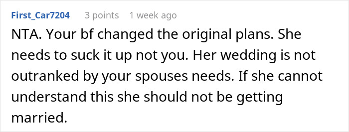 “A One-Time Event”: Bridesmaid Asks If She’s A Jerk For Choosing Husband Over Bride “A One-Time Event”: Bridesmaid Asks If She’s A Jerk For Choosing Husband Over Bride