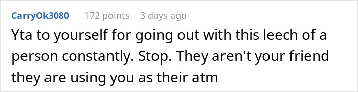 Woman Gives Her Freeloader Friend A Taste Of Her Own Medicine, Dinner Gets Awkward Woman Gives Her Freeloader Friend A Taste Of Her Own Medicine, Dinner Gets Awkward