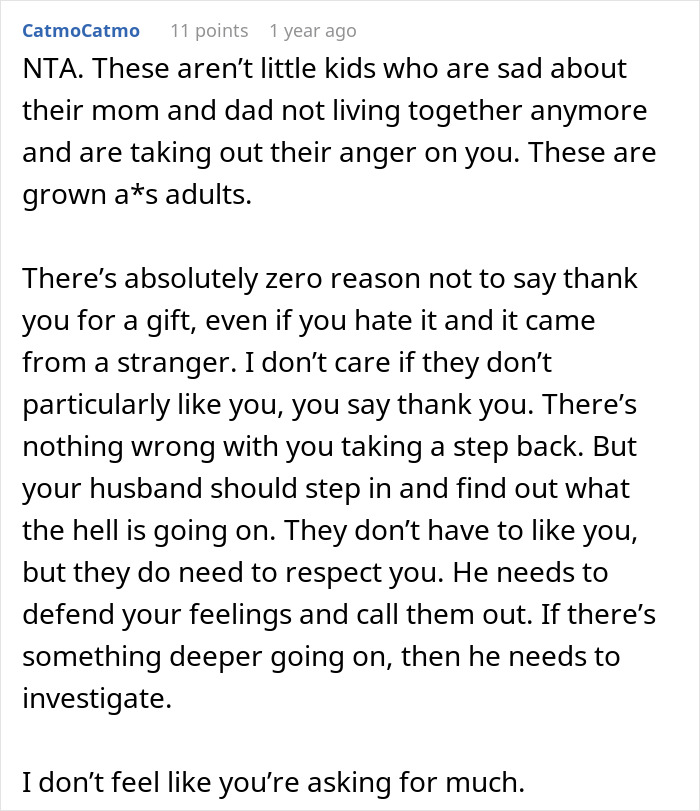 Woman Devastated After Adult Step-Kids Ruin Her Joy Of Gift-Giving, Decides To Step Away Woman Devastated After Adult Step-Kids Ruin Her Joy Of Gift-Giving, Decides To Step Away