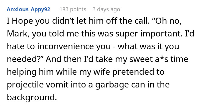 Text exchange about an entitled coworker being embarrassed, with humorous and sarcastic remarks. Text exchange about an entitled coworker being embarrassed, with humorous and sarcastic remarks.