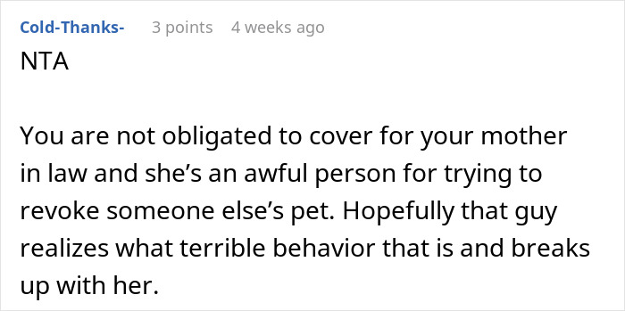 MIL Tries To Get Rid Of BF’s Dog By “Rehoming” It, Gets Kicked To The Curb When Truth Comes Out MIL Tries To Get Rid Of BF’s Dog By “Rehoming” It, Gets Kicked To The Curb When Truth Comes Out