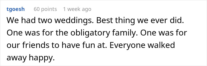 Bride And Groom Decide To Have Two Weddings: "Please Tell Me I’m Not Delusional" Bride And Groom Decide To Have Two Weddings: "Please Tell Me I’m Not Delusional"