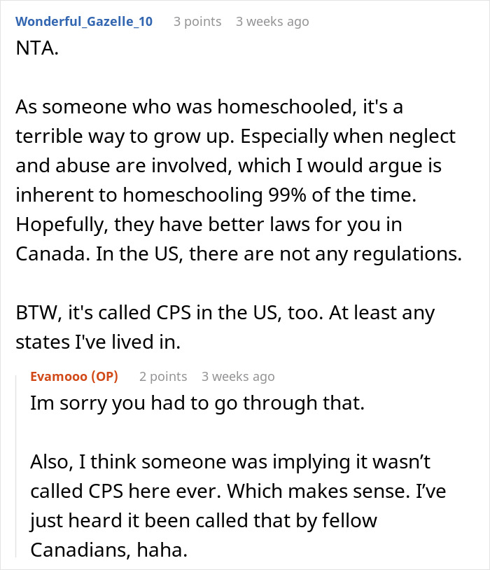 CPS Gets Involved As Woman Refuses To Let 9YO Sister Go Illiterate Over Parents’ Odd Beliefs CPS Gets Involved As Woman Refuses To Let 9YO Sister Go Illiterate Over Parents’ Odd Beliefs
