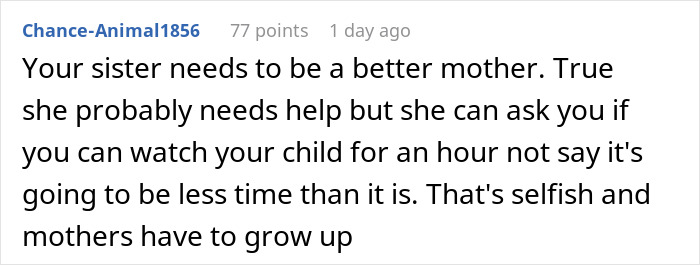 “AITA For ‘Abandoning’ My Niece Because My Sister Wouldn’t Come And Get Her?” “AITA For ‘Abandoning’ My Niece Because My Sister Wouldn’t Come And Get Her?”
