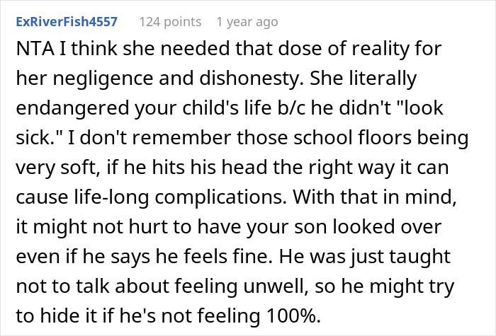 Teacher Reduced To Tears After Dad Berates Her For Ignoring His Son's Warnings That He's Unwell Teacher Reduced To Tears After Dad Berates Her For Ignoring His Son's Warnings That He's Unwell