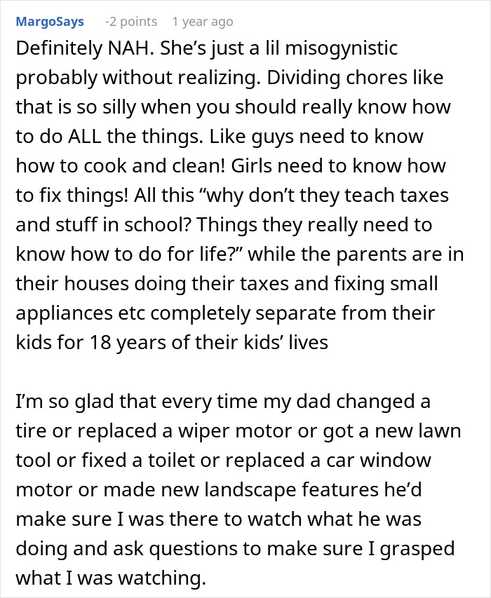 Dad’s Effort To Empower Stepdaughter Backfires, Wife Leaves Mid-Argument Over Gender Roles Dad’s Effort To Empower Stepdaughter Backfires, Wife Leaves Mid-Argument Over Gender Roles