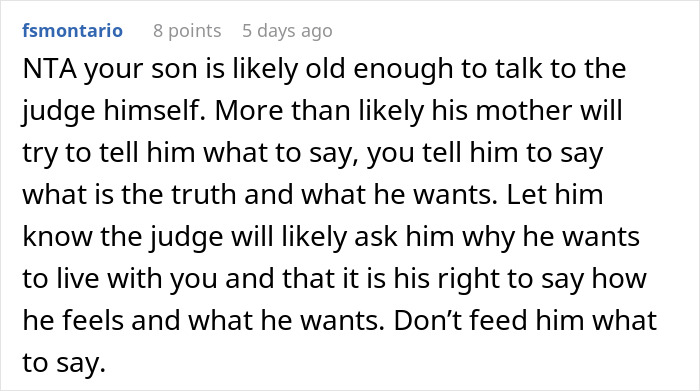 Dad Fights For Full Custody After Son Is Forced Out Of His Bedroom, Ex-Wife Faces Financial Ruin Dad Fights For Full Custody After Son Is Forced Out Of His Bedroom, Ex-Wife Faces Financial Ruin