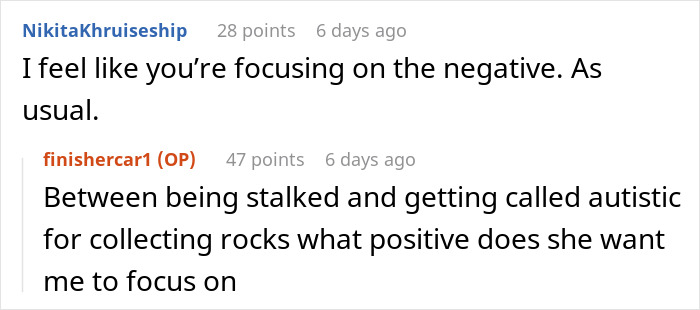 Text exchange discussing focus on the negative in a friendship. Text exchange discussing focus on the negative in a friendship.