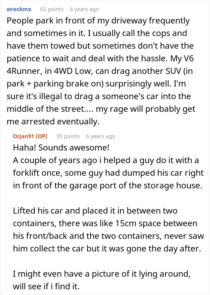 Cheeky Guy Blocks In Tourists Who Use His Private Driveway, Pretends He's On A "Business Trip" Cheeky Guy Blocks In Tourists Who Use His Private Driveway, Pretends He's On A "Business Trip"