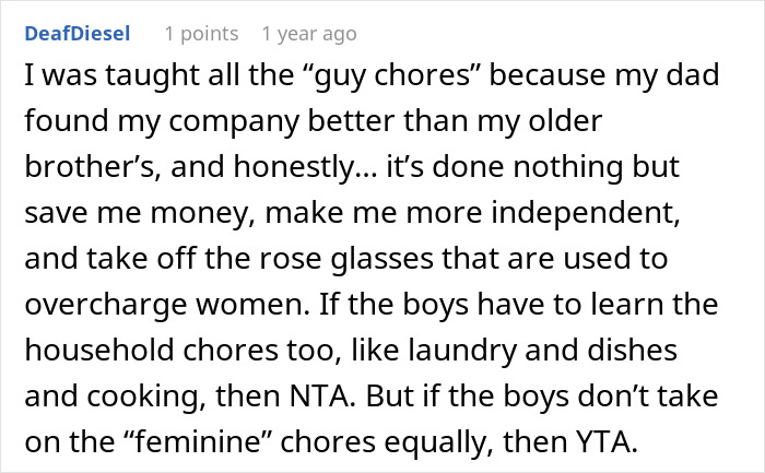 Dad’s Effort To Empower Stepdaughter Backfires, Wife Leaves Mid-Argument Over Gender Roles Dad’s Effort To Empower Stepdaughter Backfires, Wife Leaves Mid-Argument Over Gender Roles