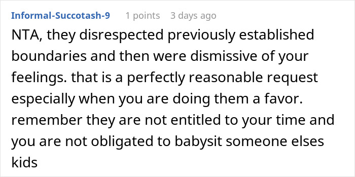 Guy Ruins New Year For Sister, Is Shocked She Refuses To Babysit His Kids Ever Again Guy Ruins New Year For Sister, Is Shocked She Refuses To Babysit His Kids Ever Again