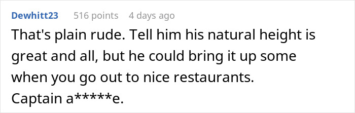 Reddit comment discussing a rude situation where a woman feels upset about an AI pic comparison. Reddit comment discussing a rude situation where a woman feels upset about an AI pic comparison.